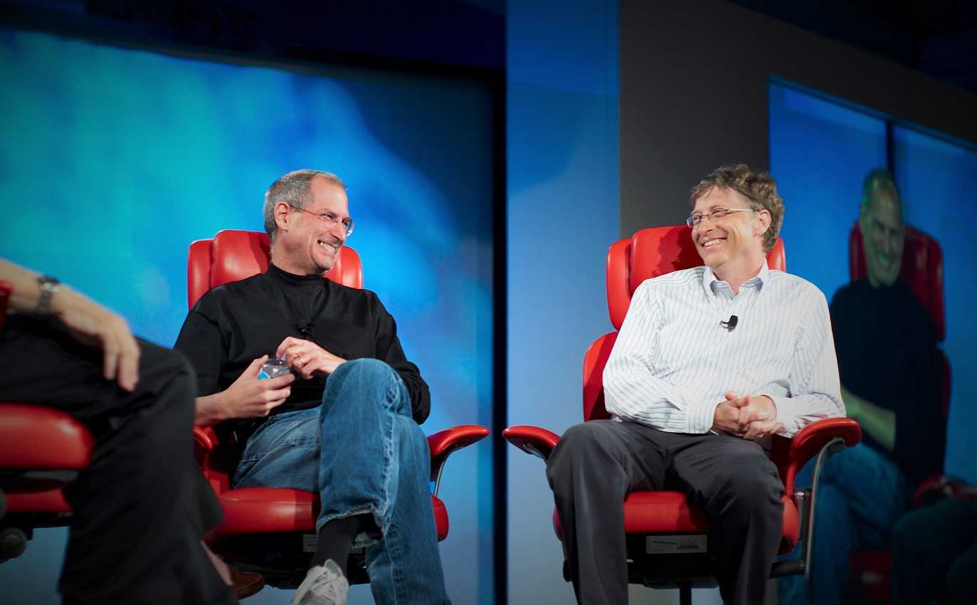 Steve Jobs Bill Gates - gurusway