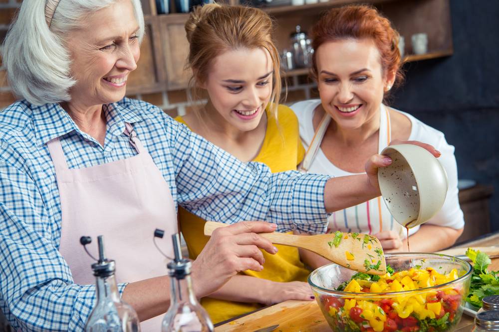 Mother and daughter cooking - GurusWay