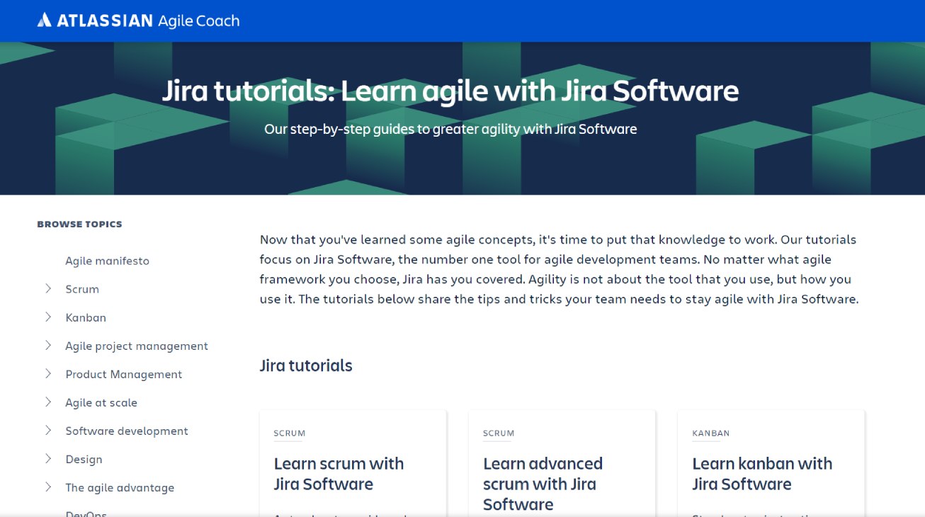 Atlassian Jira Tutorials Screenshot