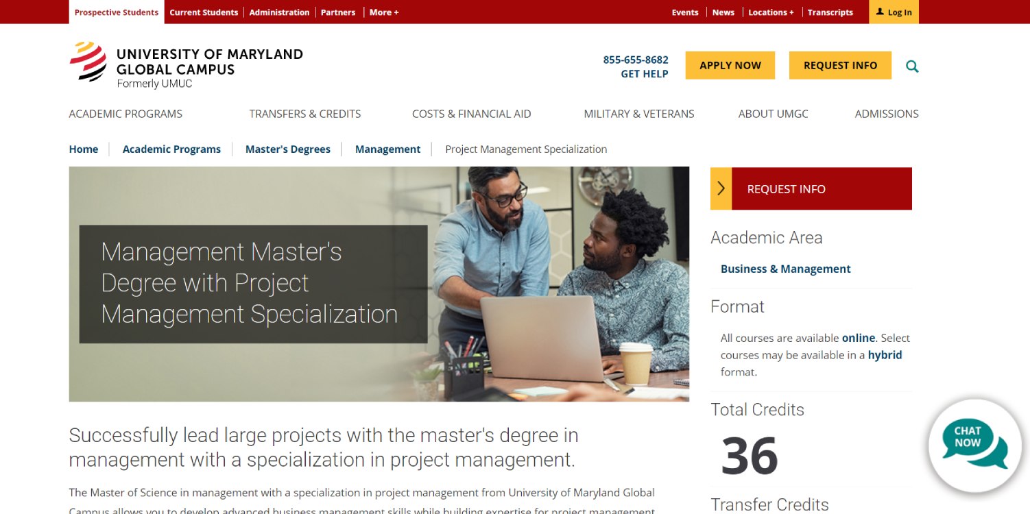 Maryland - project management