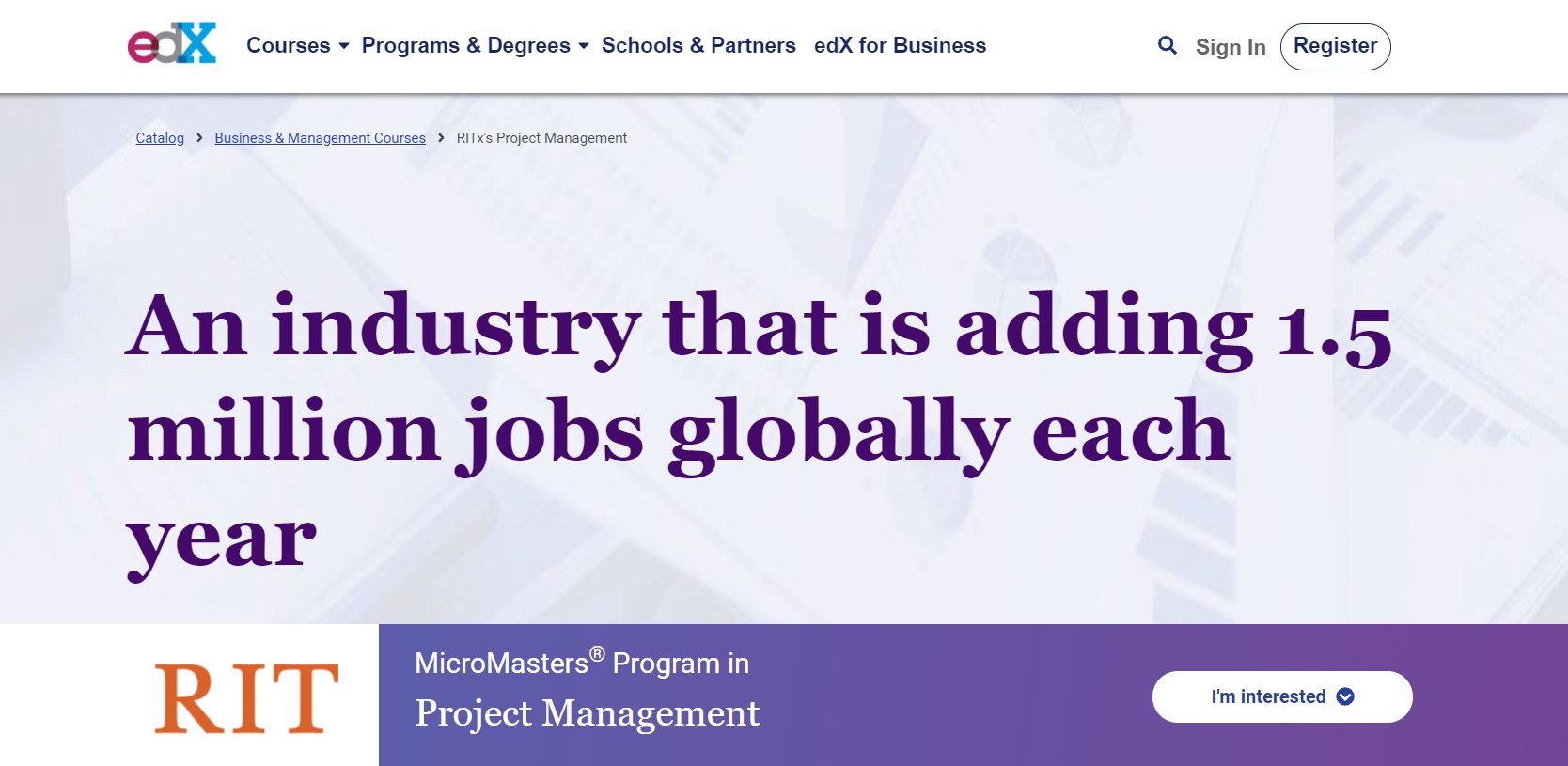 edx - Project Management