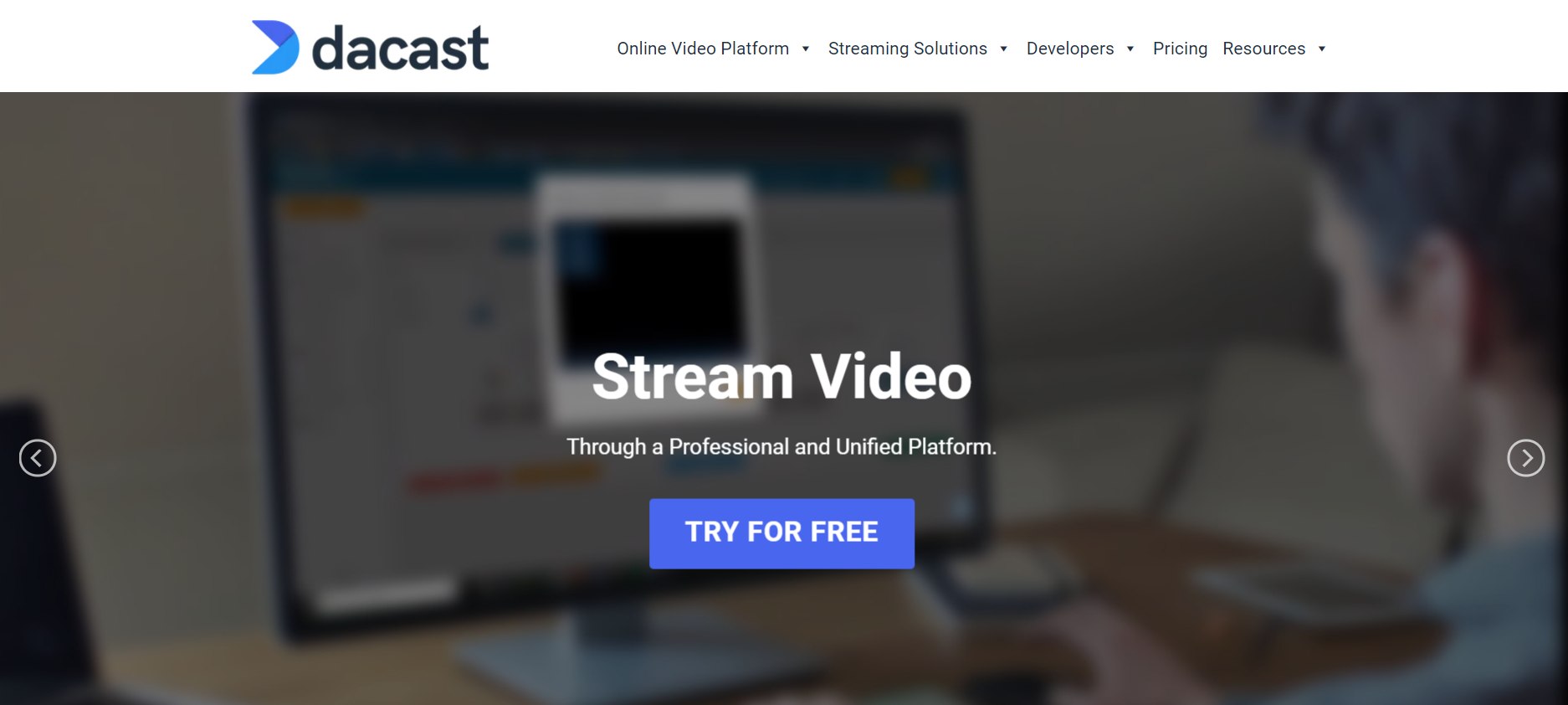 Dacast - live streaming
