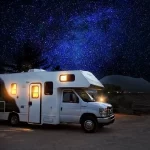 RV under the sky